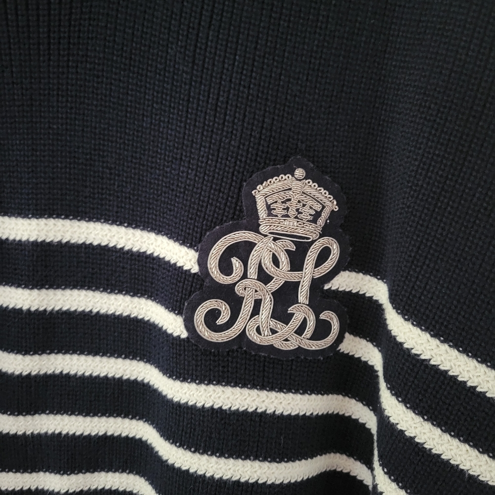 Polo sweater with embroidery - Picture 2 of 6